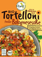 Bio Tortelloni in feiner Bolognesesoße