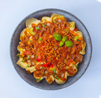 Bio Tortelloni in feiner Bolognesesoße