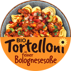 Bio Tortelloni in feiner Bolognesesoße